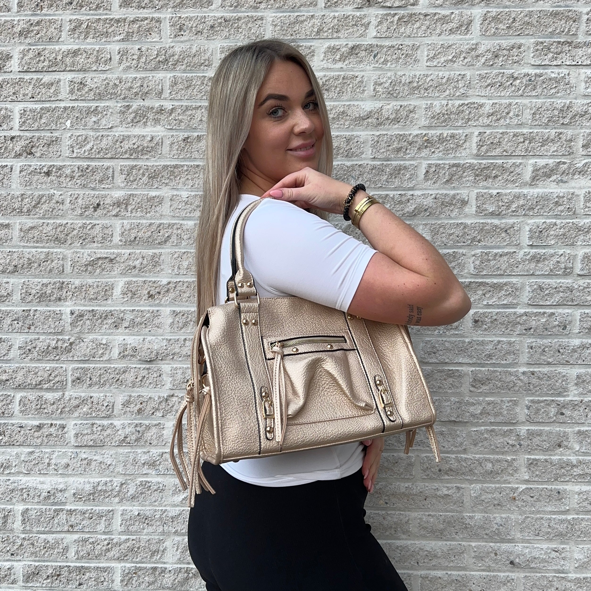 Liv Large Tas - Goud