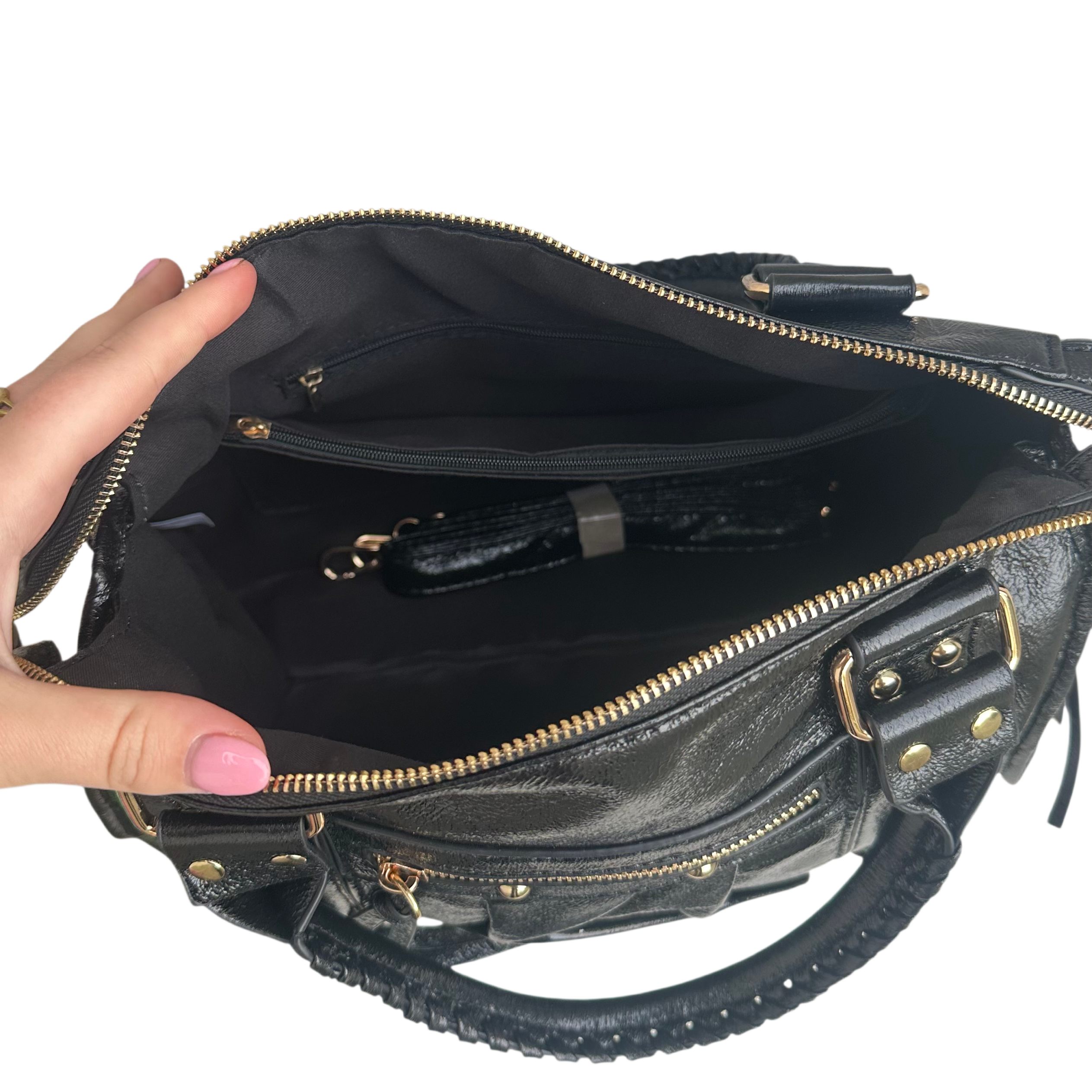 Liv Metallic Large Tas - Roze