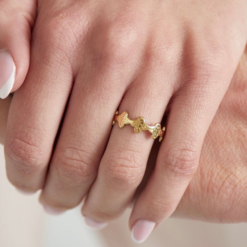 Lucky Clover Ring - Silver