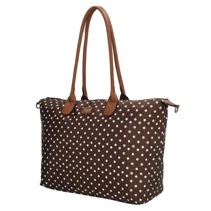 Charm London Buckingham Tas - Polka Dot Bruin