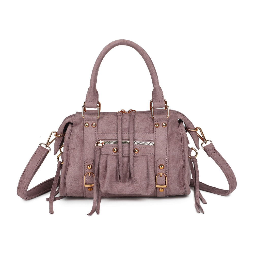 Liv Classic Suède Medium Tas - Oud Roze