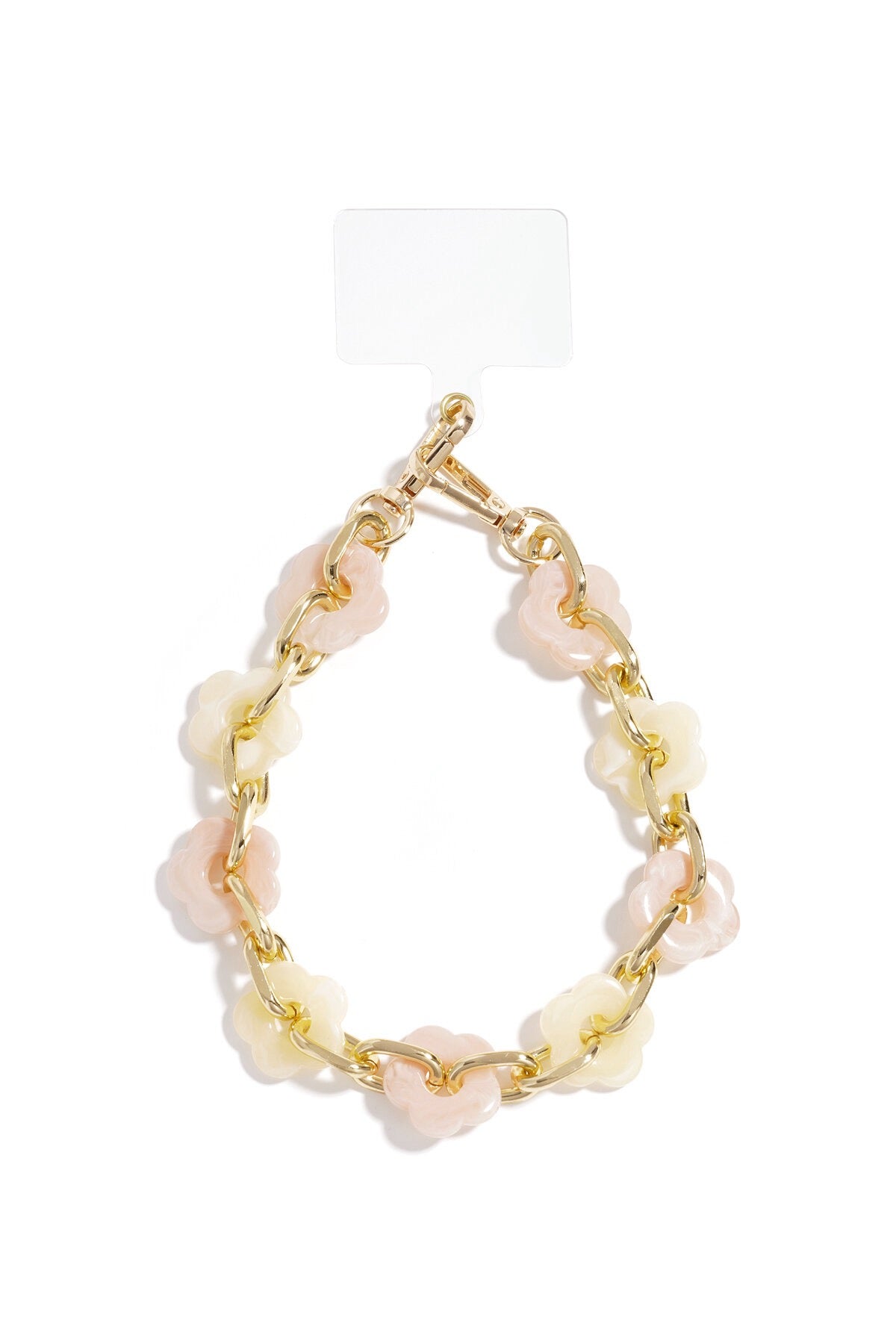 PRE-ORDER | Telefoonkoord Flower - Beige Licht Roze