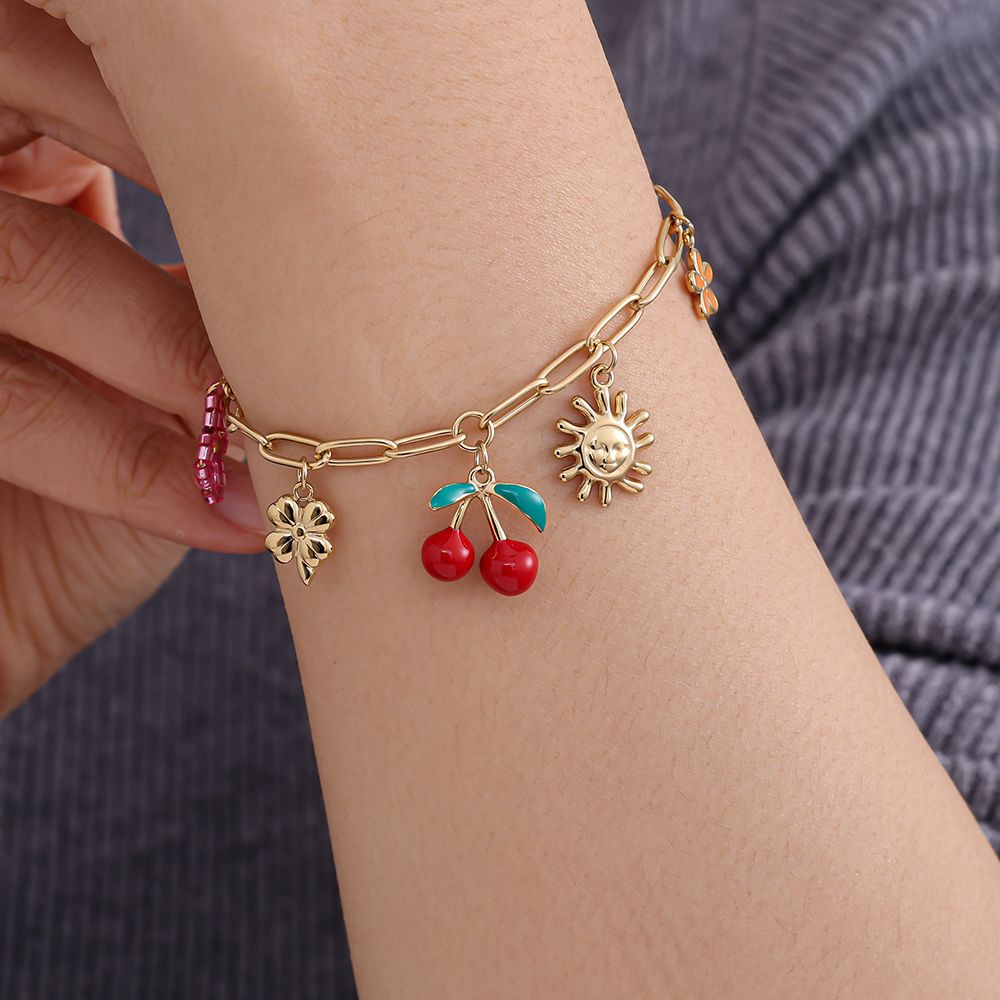 Cherry Bracelet - Silver