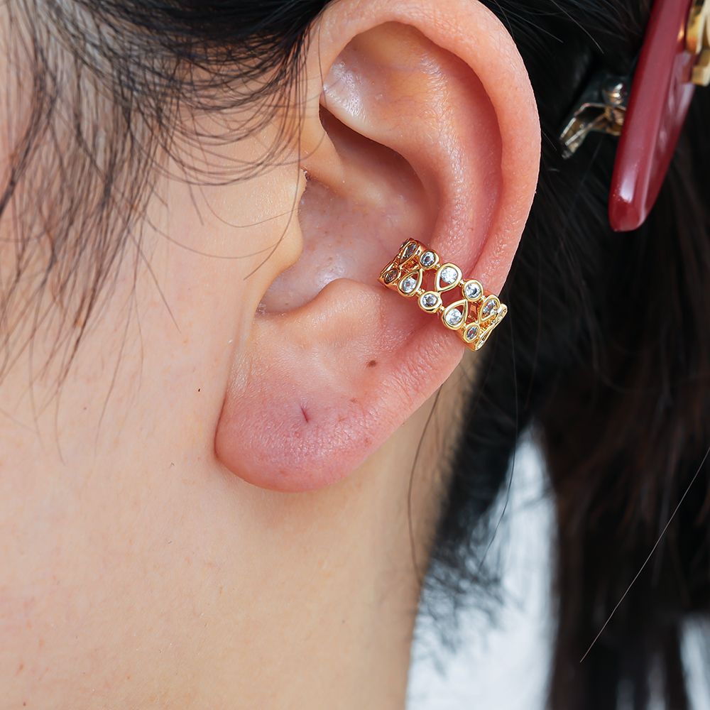 Earcuff Diamond - Silver