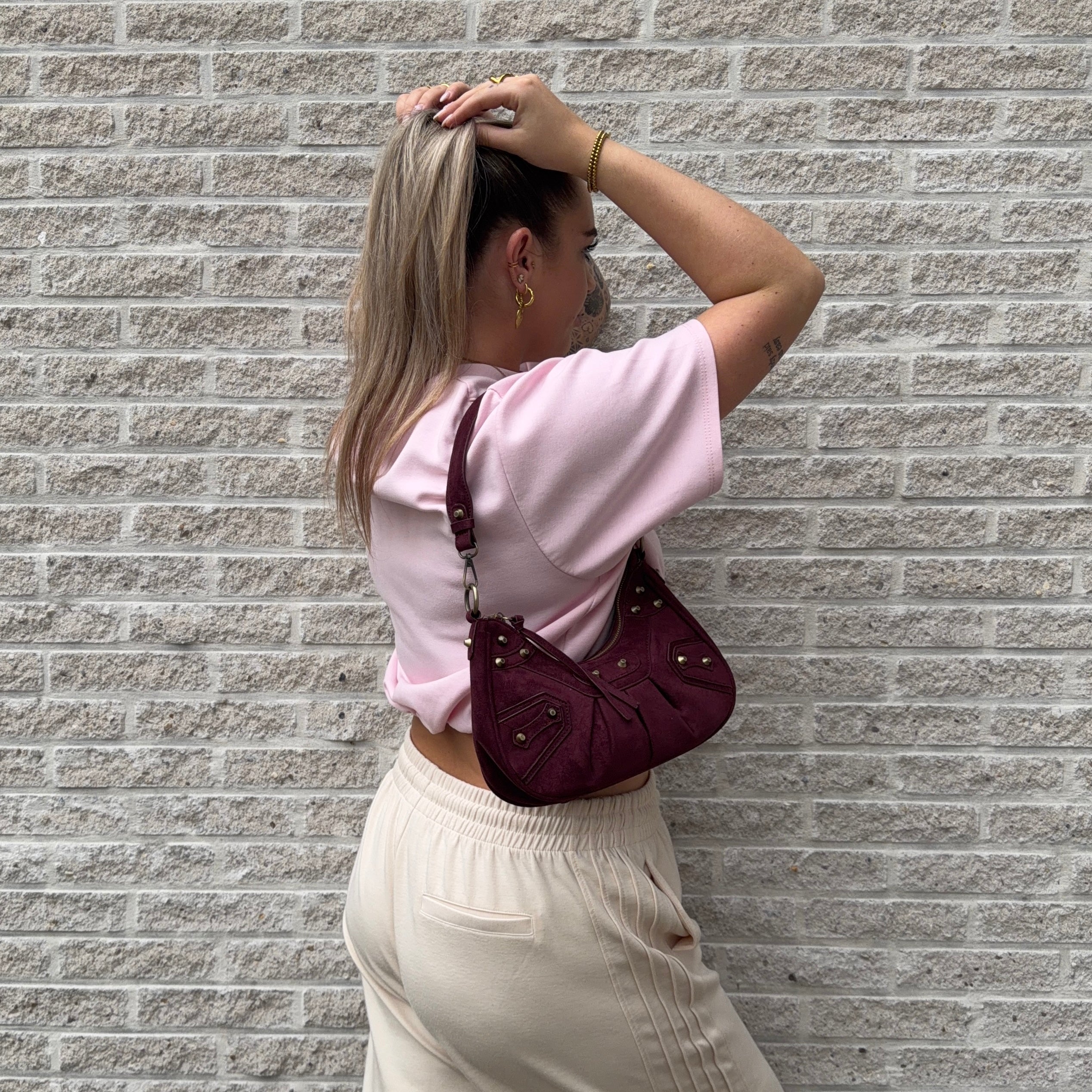 Vienna Tas - Burgundy