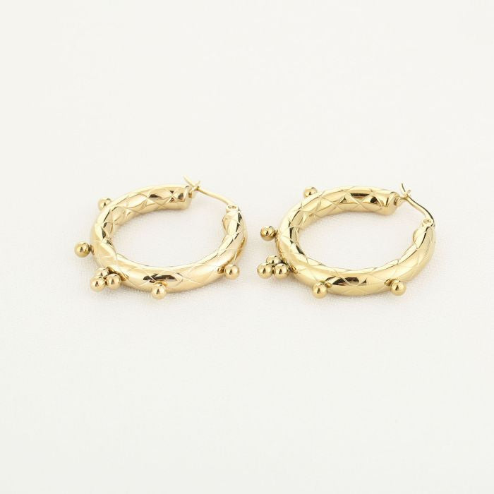 Elisa Small Earrings - Gold