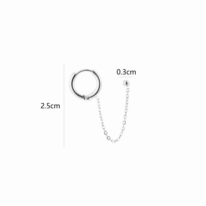 Ear Candy Dot - Silver
