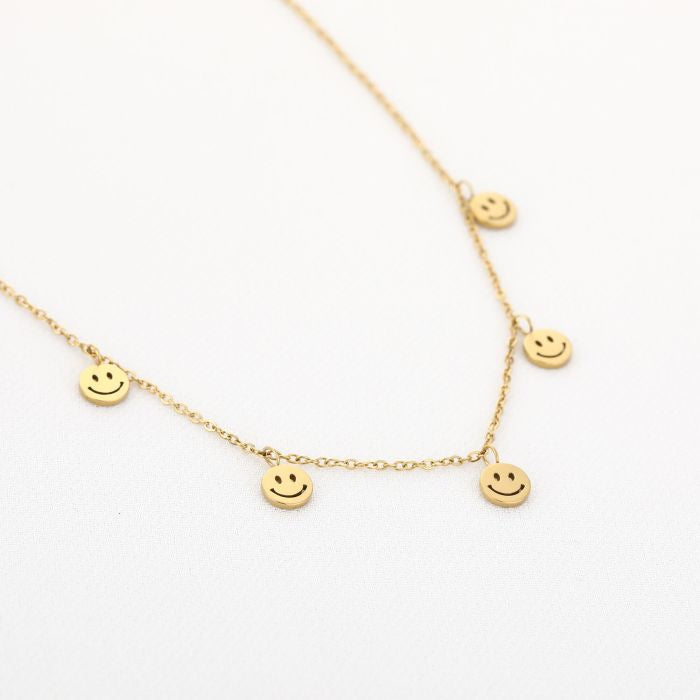 Smile Necklace 40 cm - Gold