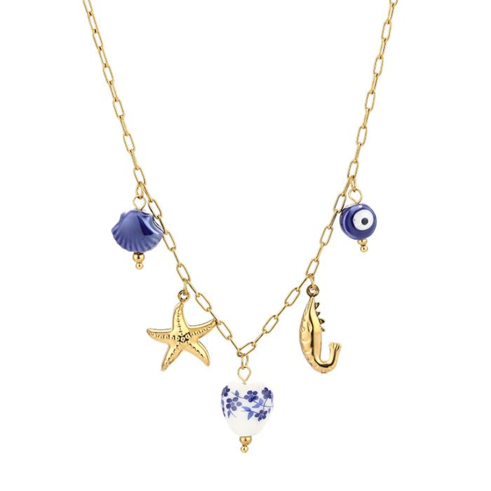 Aster Necklace 40 cm - Gold
