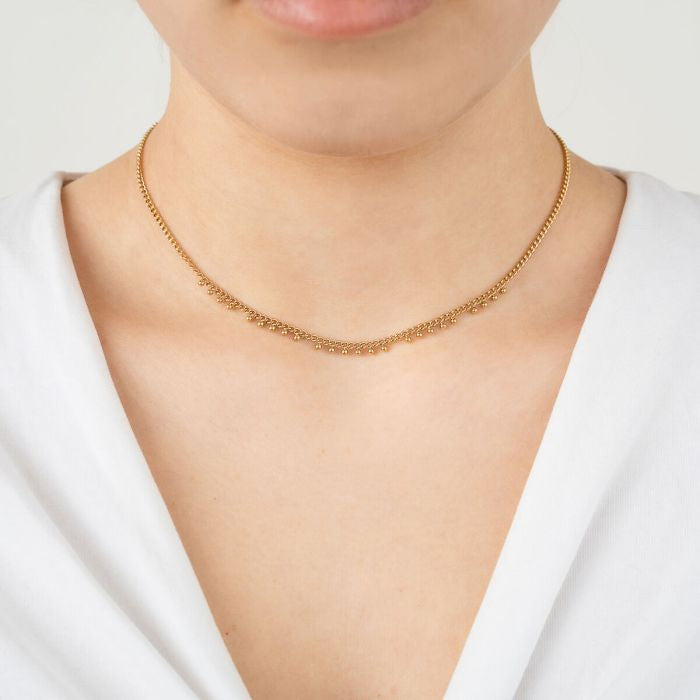 Phoebe Necklace 40 cm - Silver