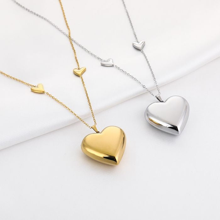 Benthe Necklace 80 cm - Silver