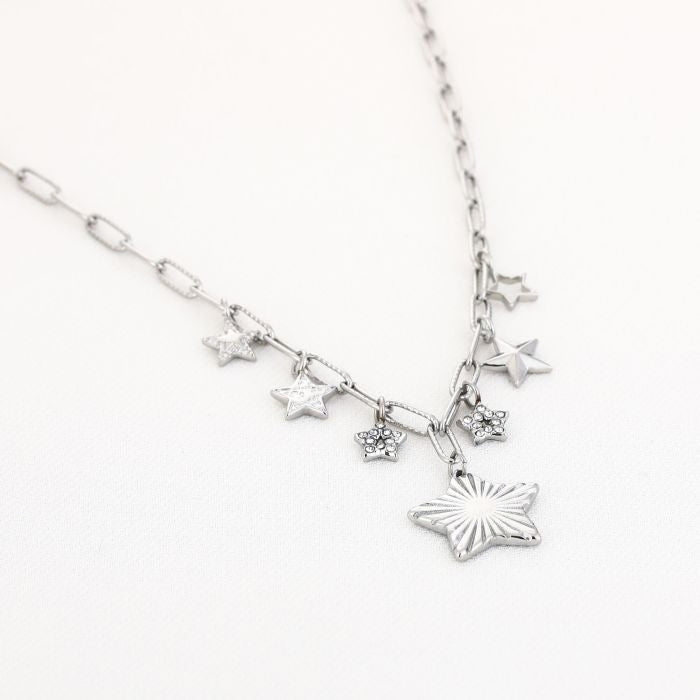 Deva Necklace 40 cm - Silver