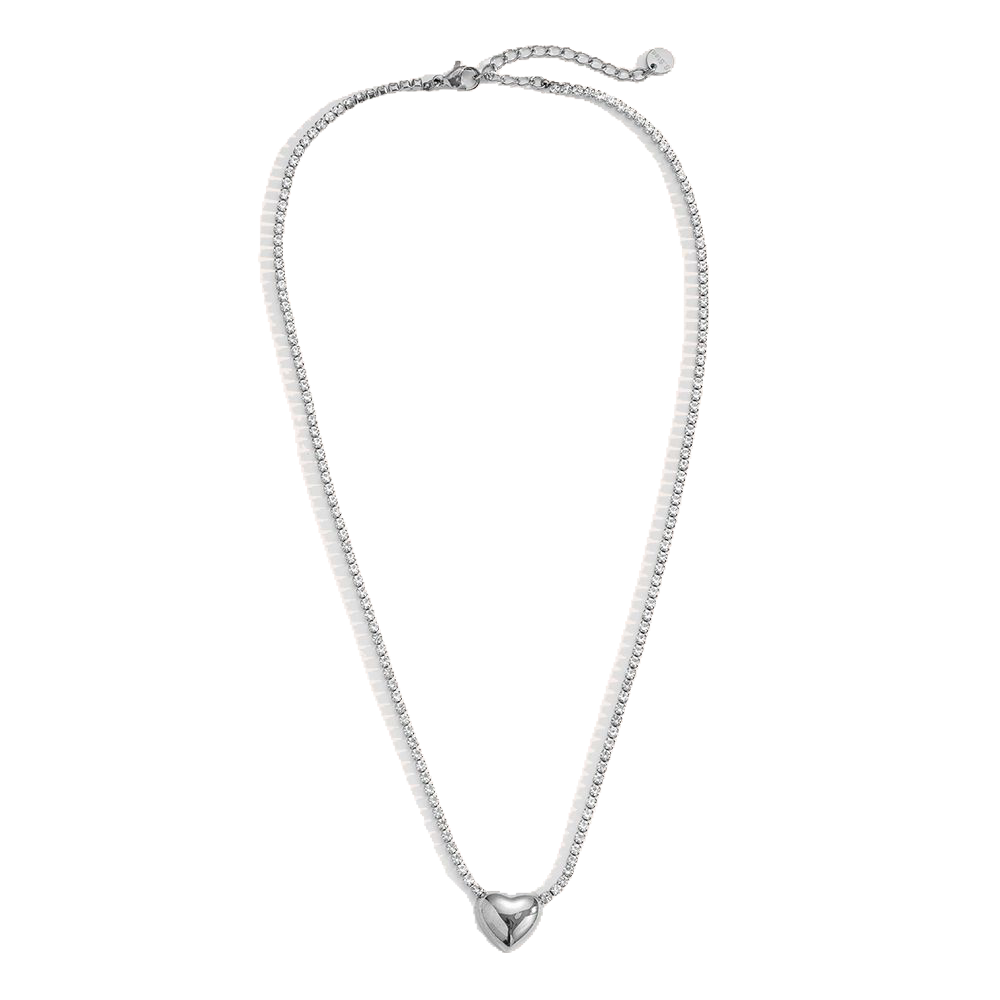 Elisa Necklace 40 cm - Silver