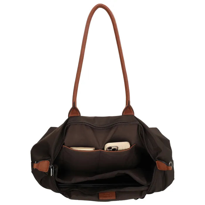 Charm London Buckingham Tas - Koffie Bruin