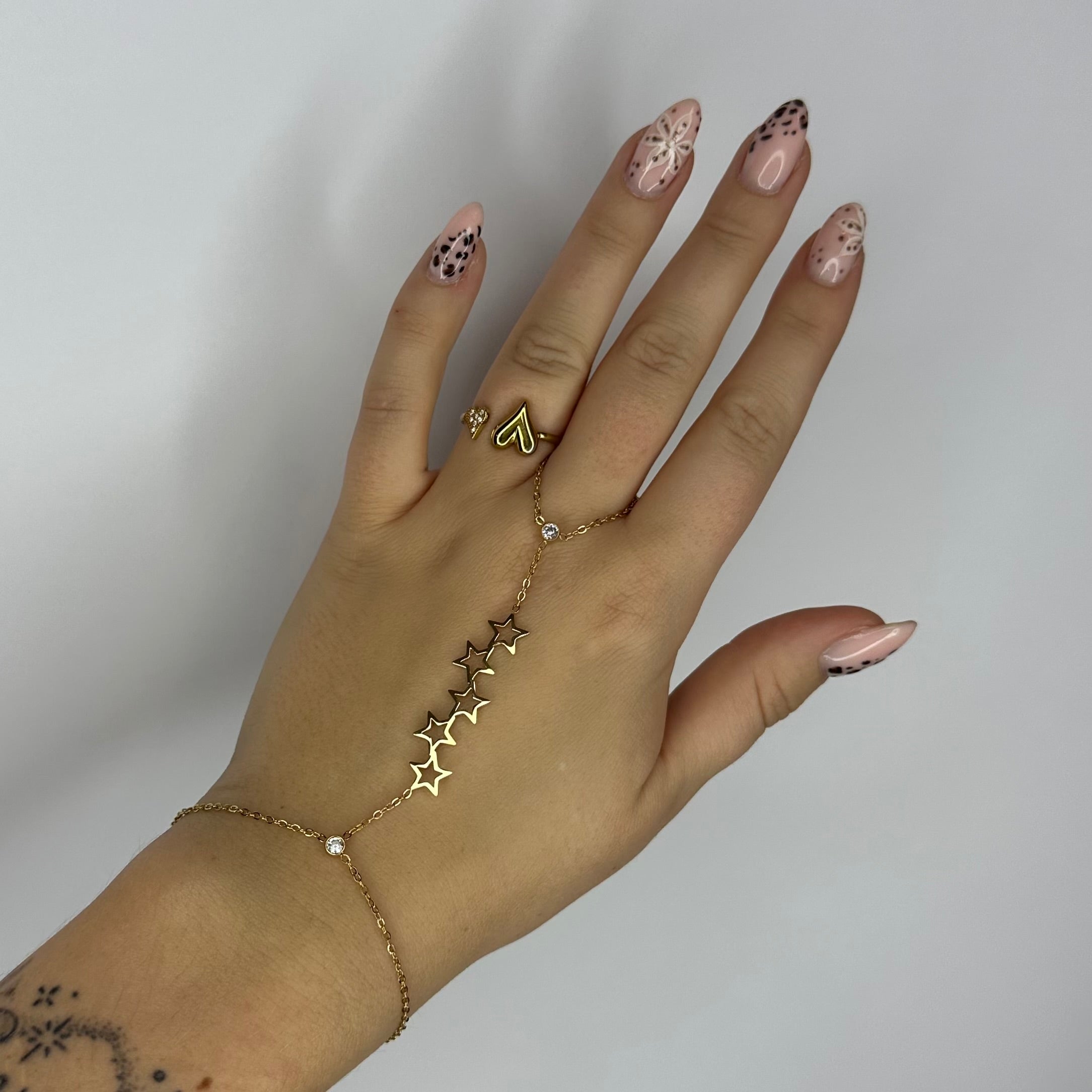 Handchain Stars - Gold