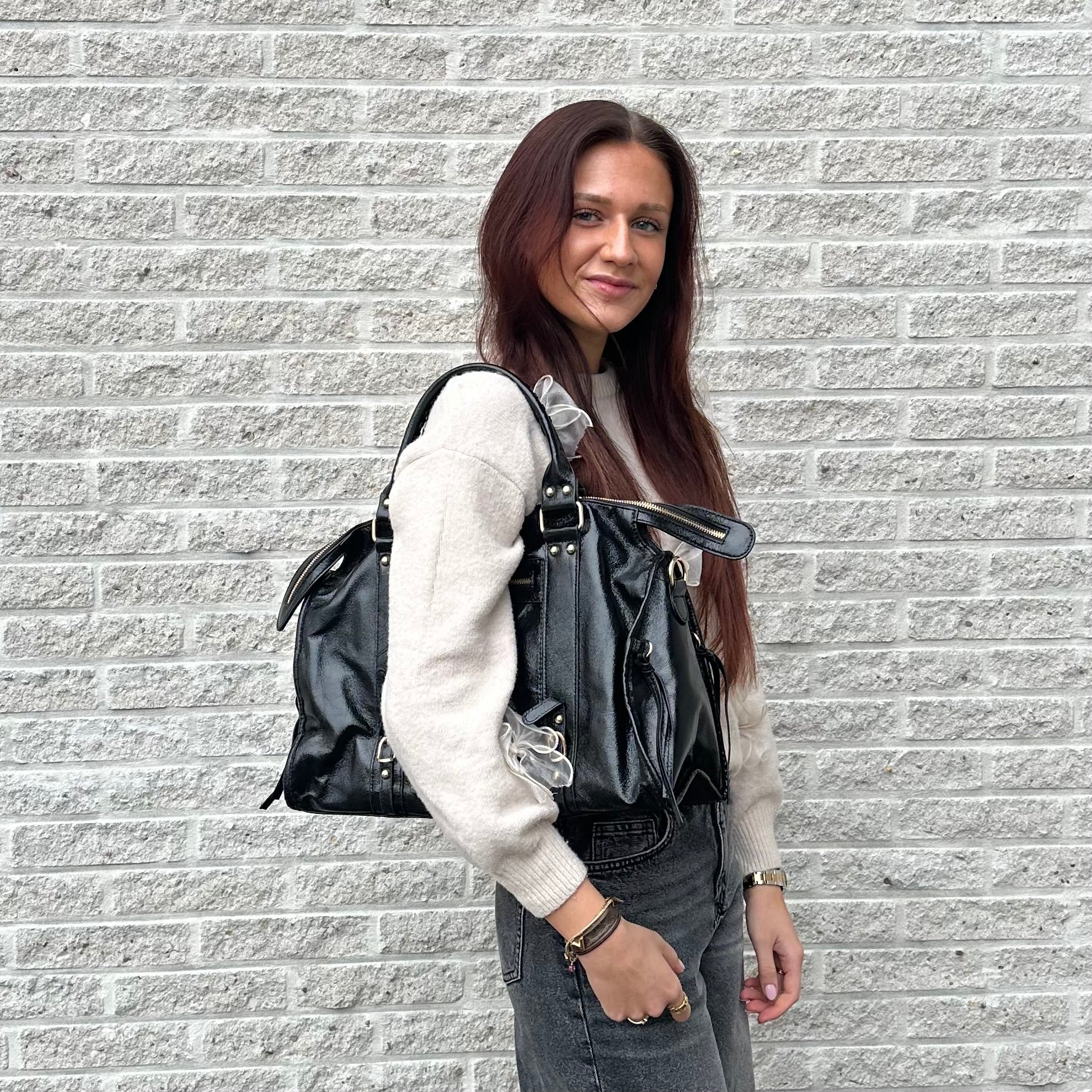 Liv Metallic XL Tas - Zwart