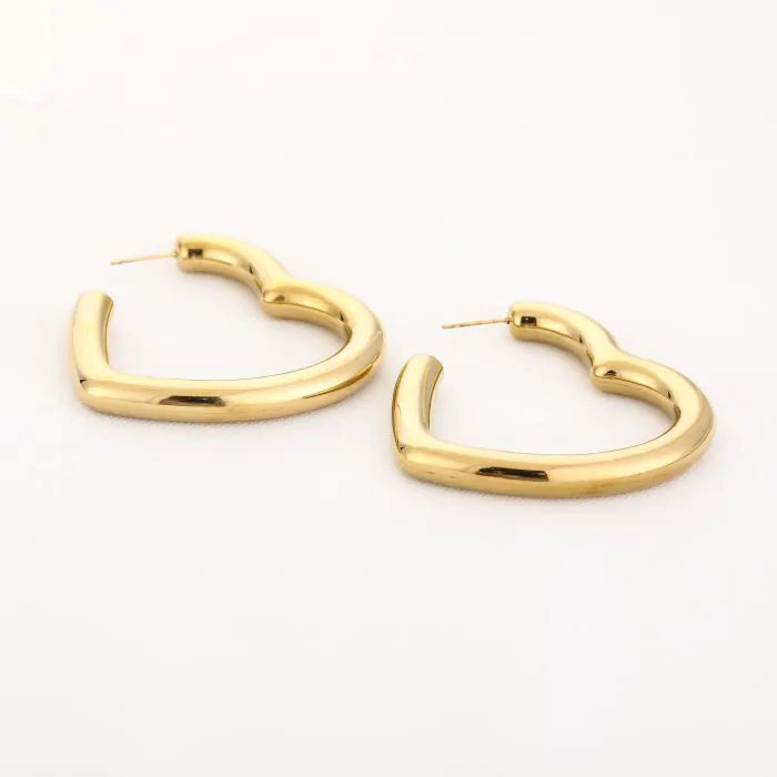 Megan Large Earrings - Gold