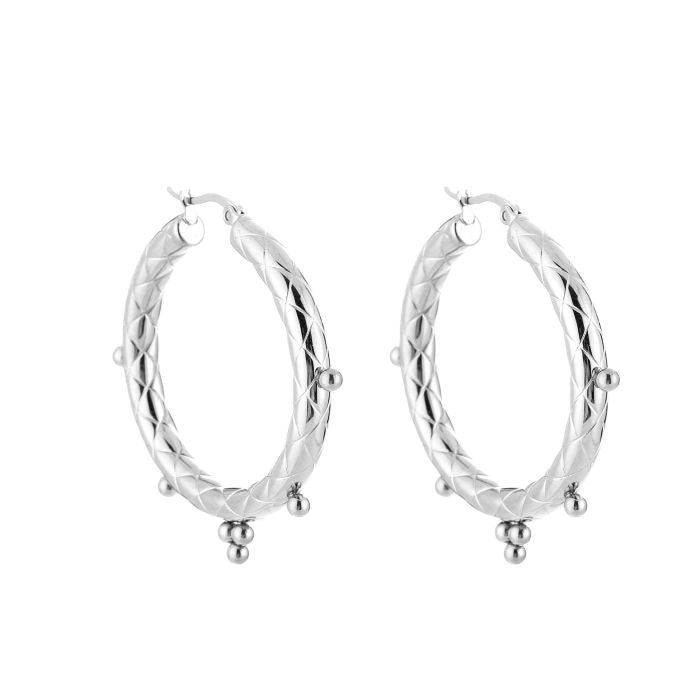 Elisa Medium Earrings - Silver