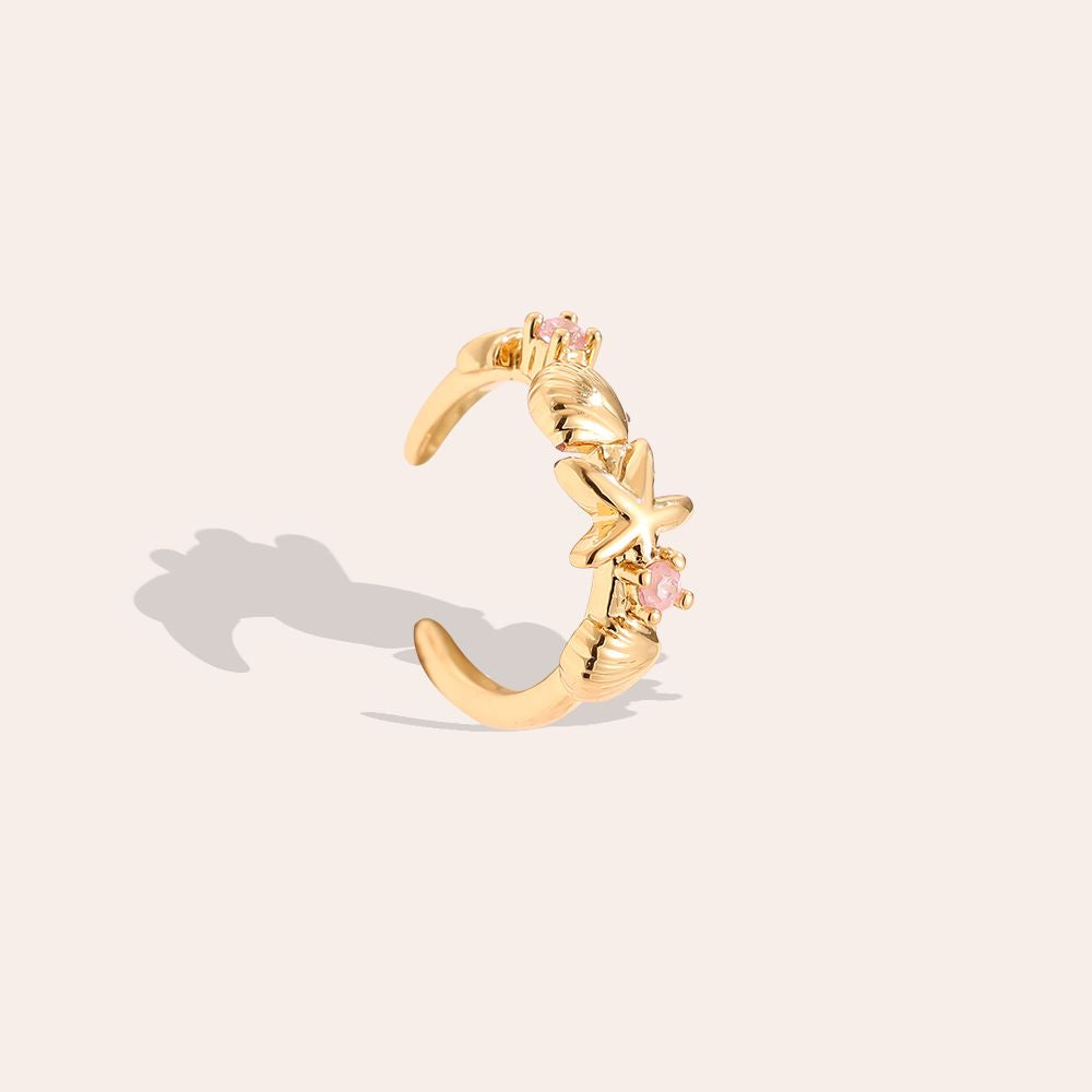 Earcuff Sea Life - Gold