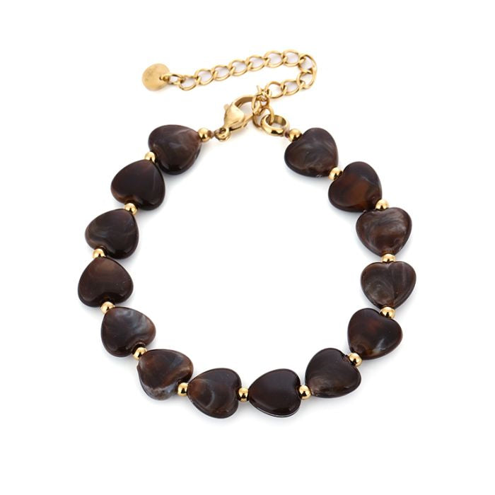 Jade Bruin Bracelet - Gold