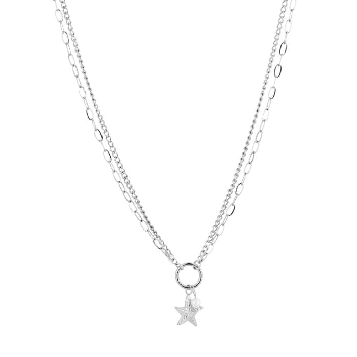 Sterre Necklace 40 cm - Silver