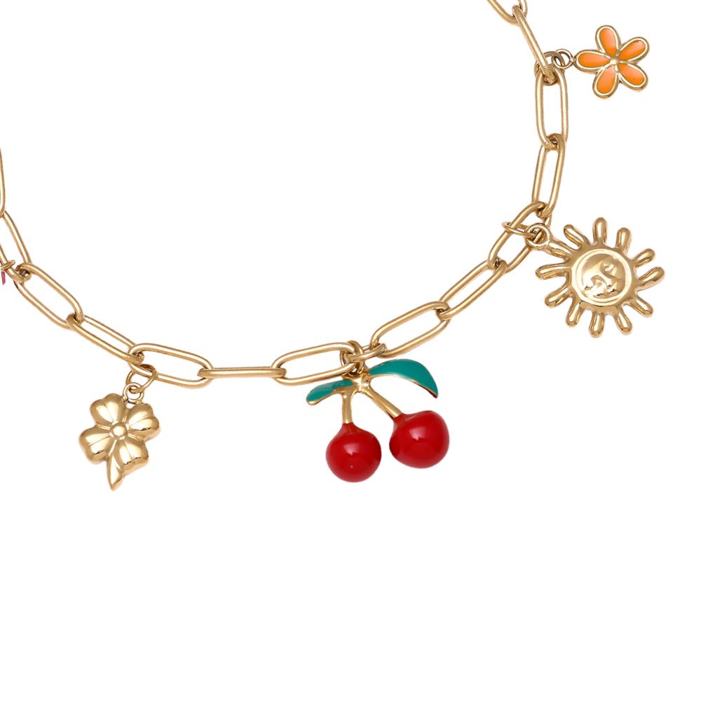 Cherry Bracelet - Silver