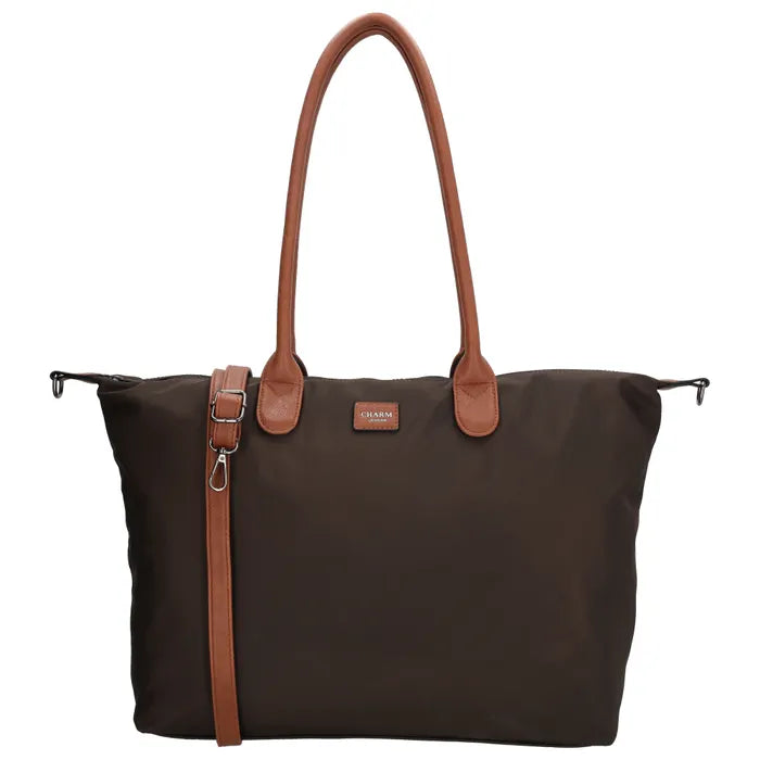 Charm London Buckingham Tas - Koffie Bruin