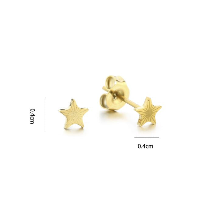 Ear Stud Star - Gold
