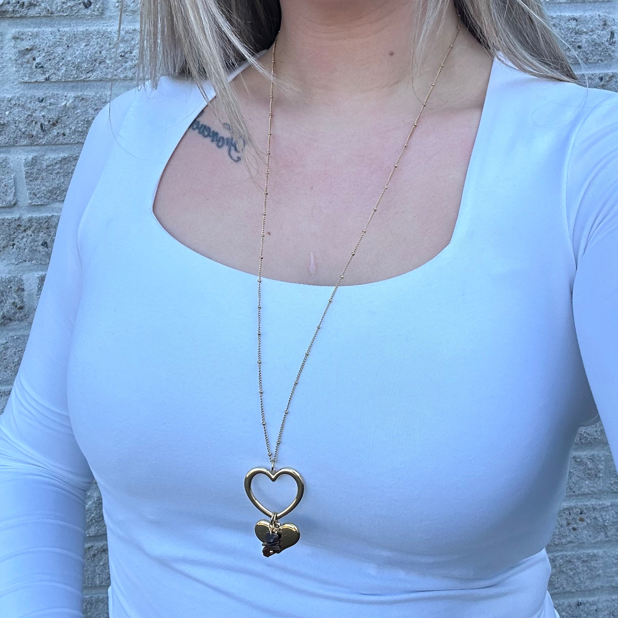 Dina Necklace 80 cm - Gold