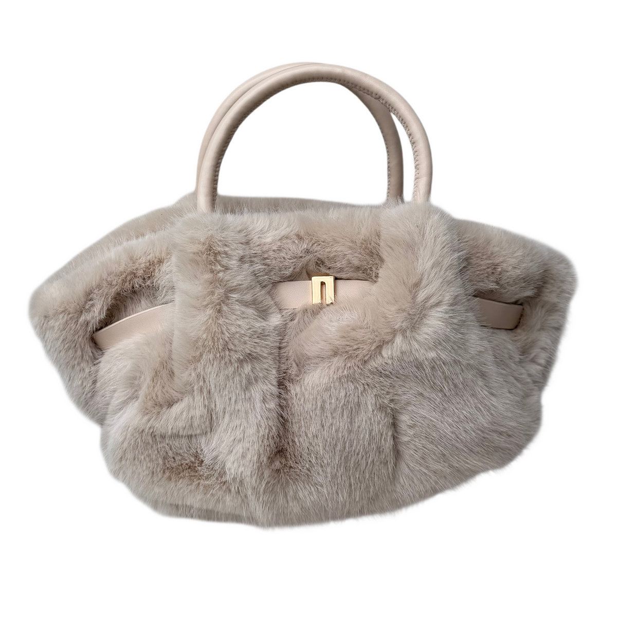 Marley Fluffy Small Tas - Beige