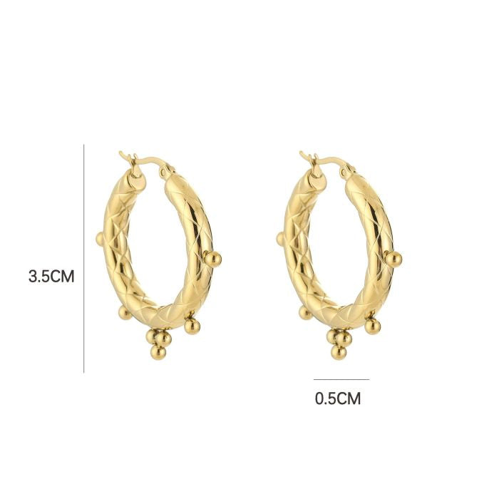 Elisa Small Earrings - Silver