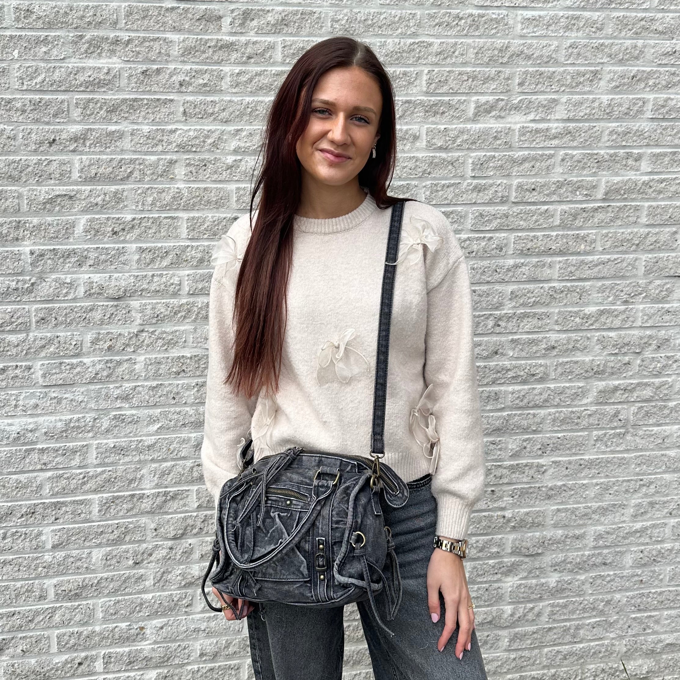 Liv Denim M/L Tas - Zwart