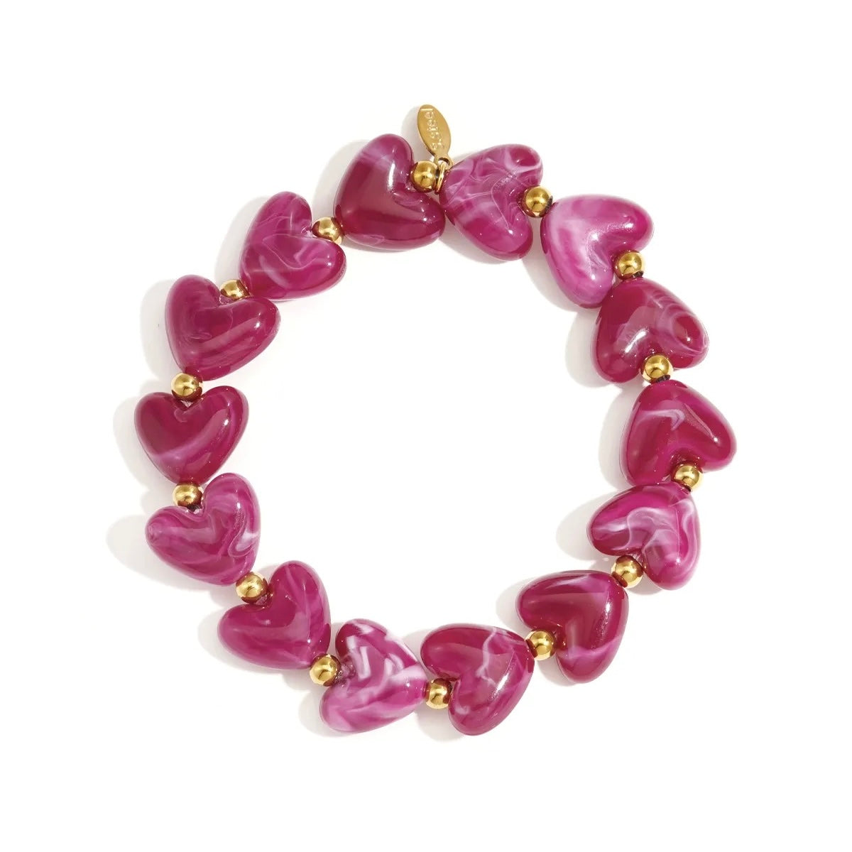 Rosa Light Purple Bracelet - Gold