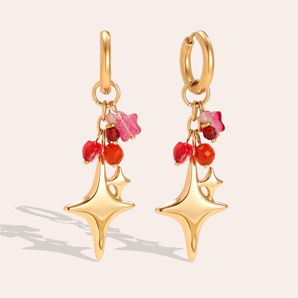 Iris Earrings - Gold