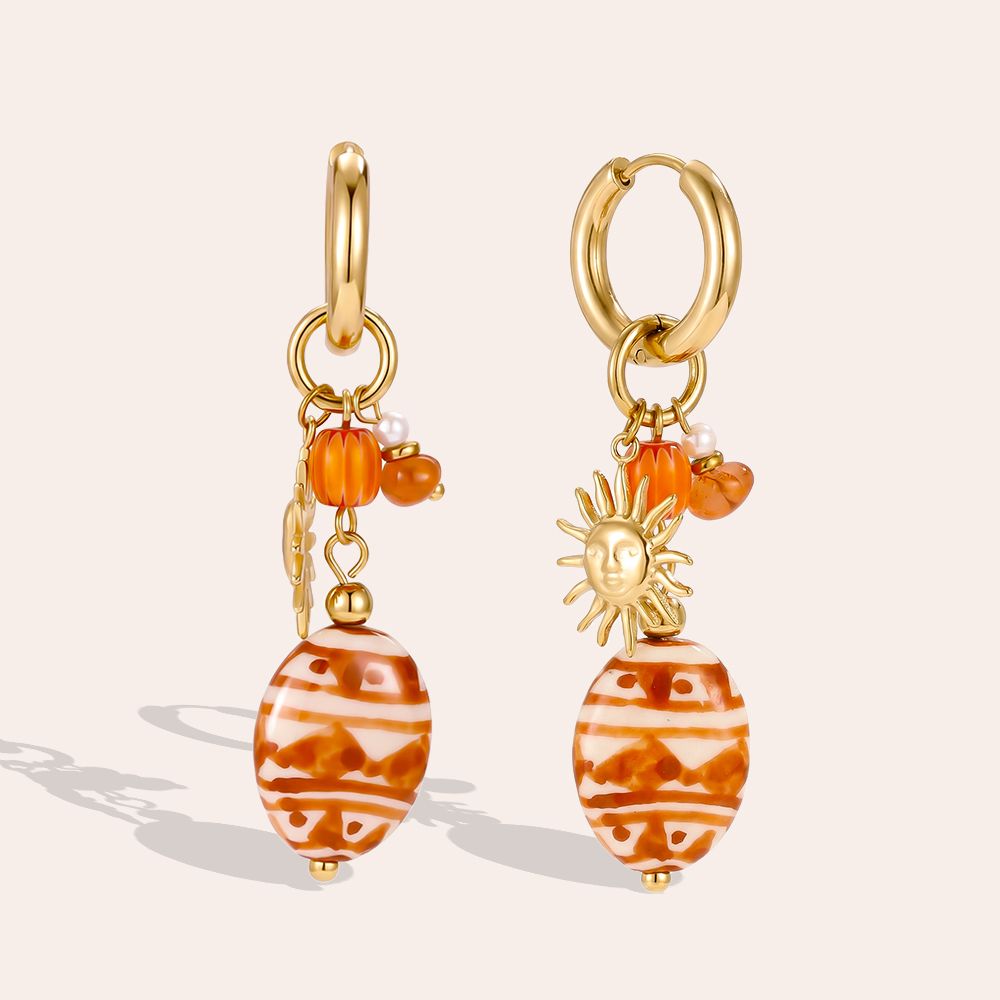 Saffira Earrings - Gold