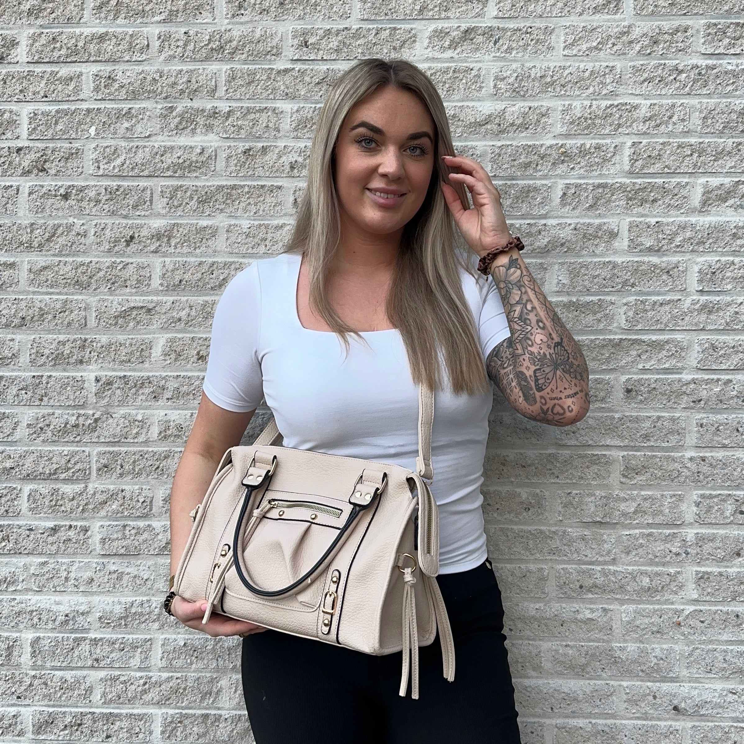 Liv Large Tas - Beige