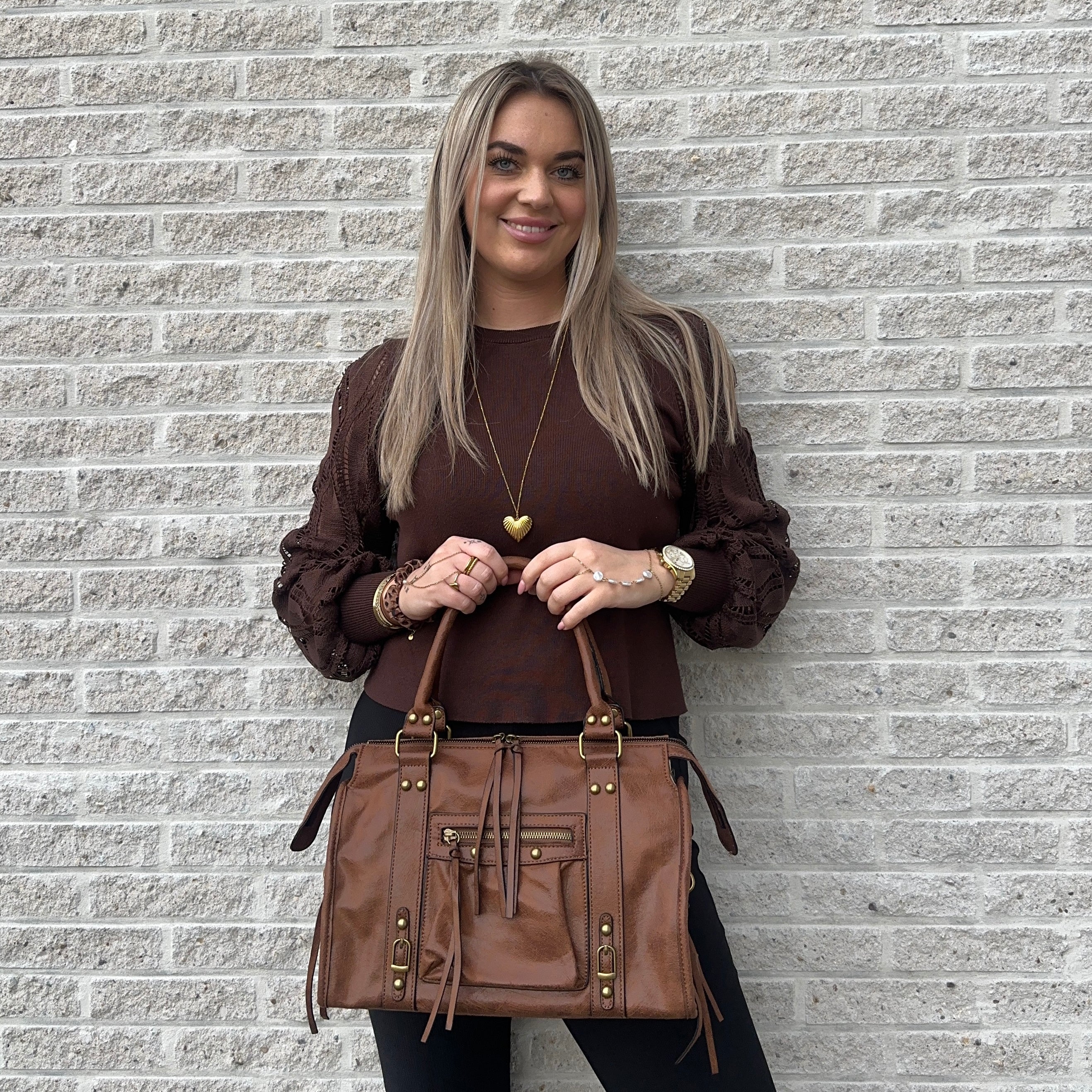 Liv Blossom Large Tas - Bruin