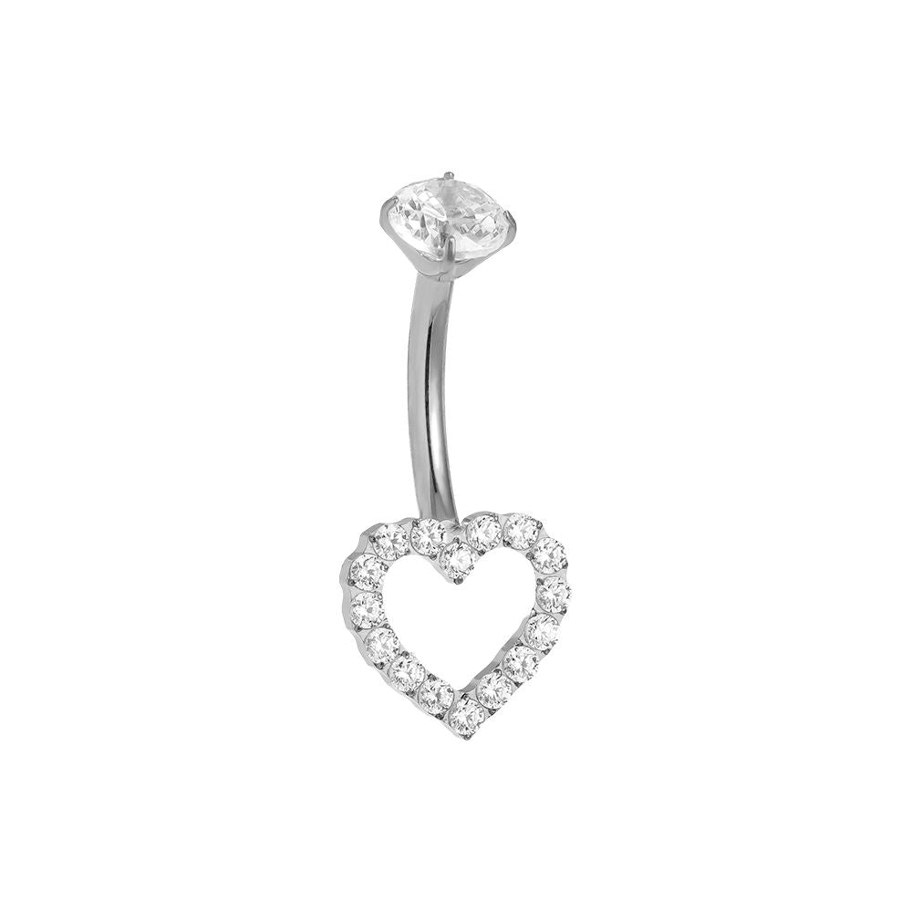 Love Navelpiercing - Silver