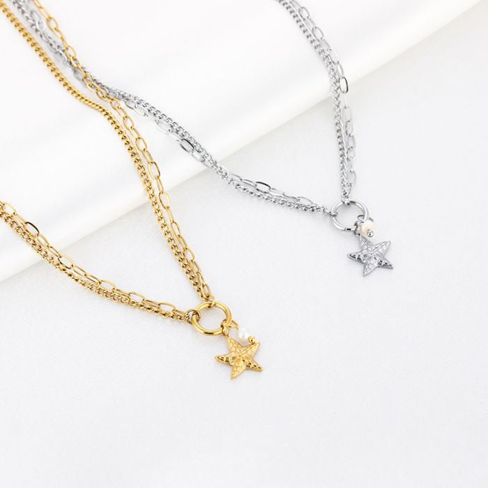 Sterre Necklace 40 cm - Gold
