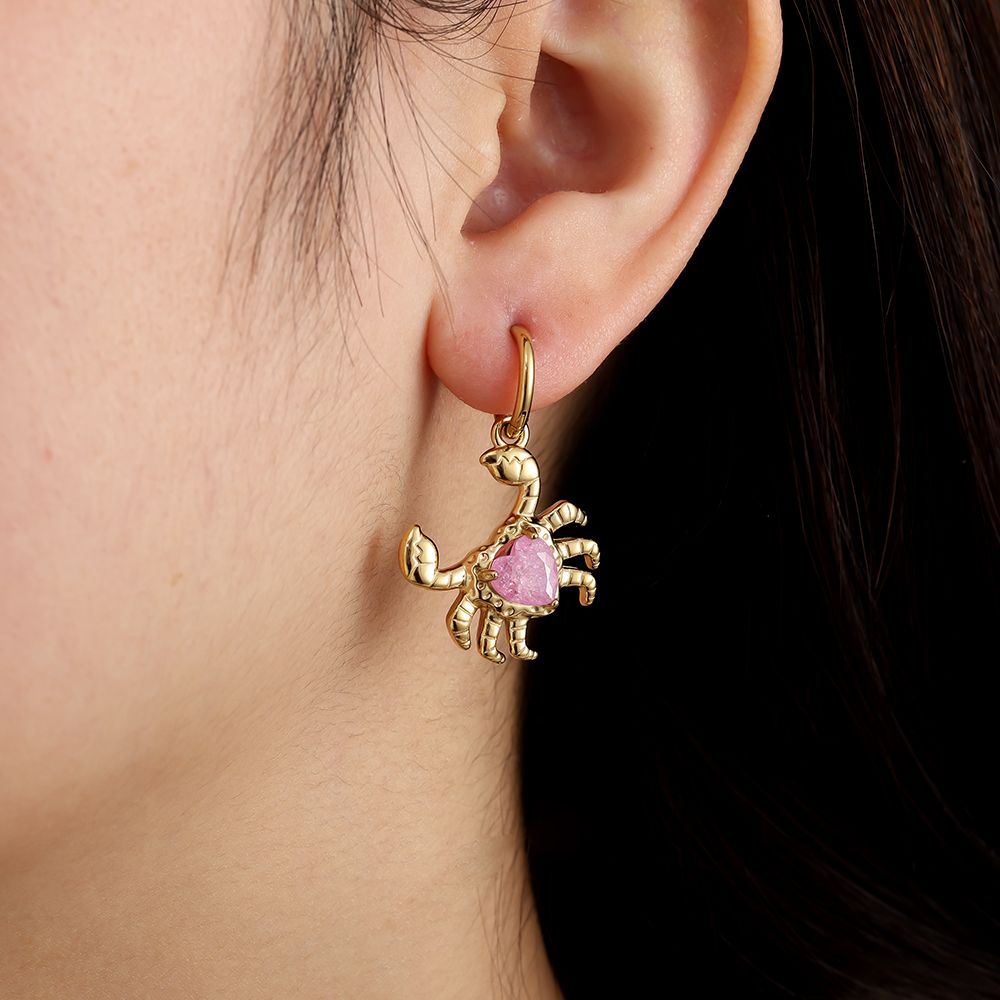 Crab Earrings - Silver