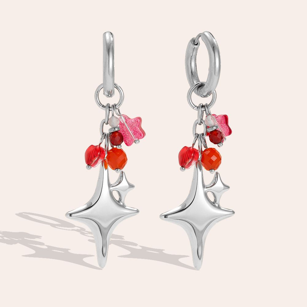 Iris Earrings - Silver