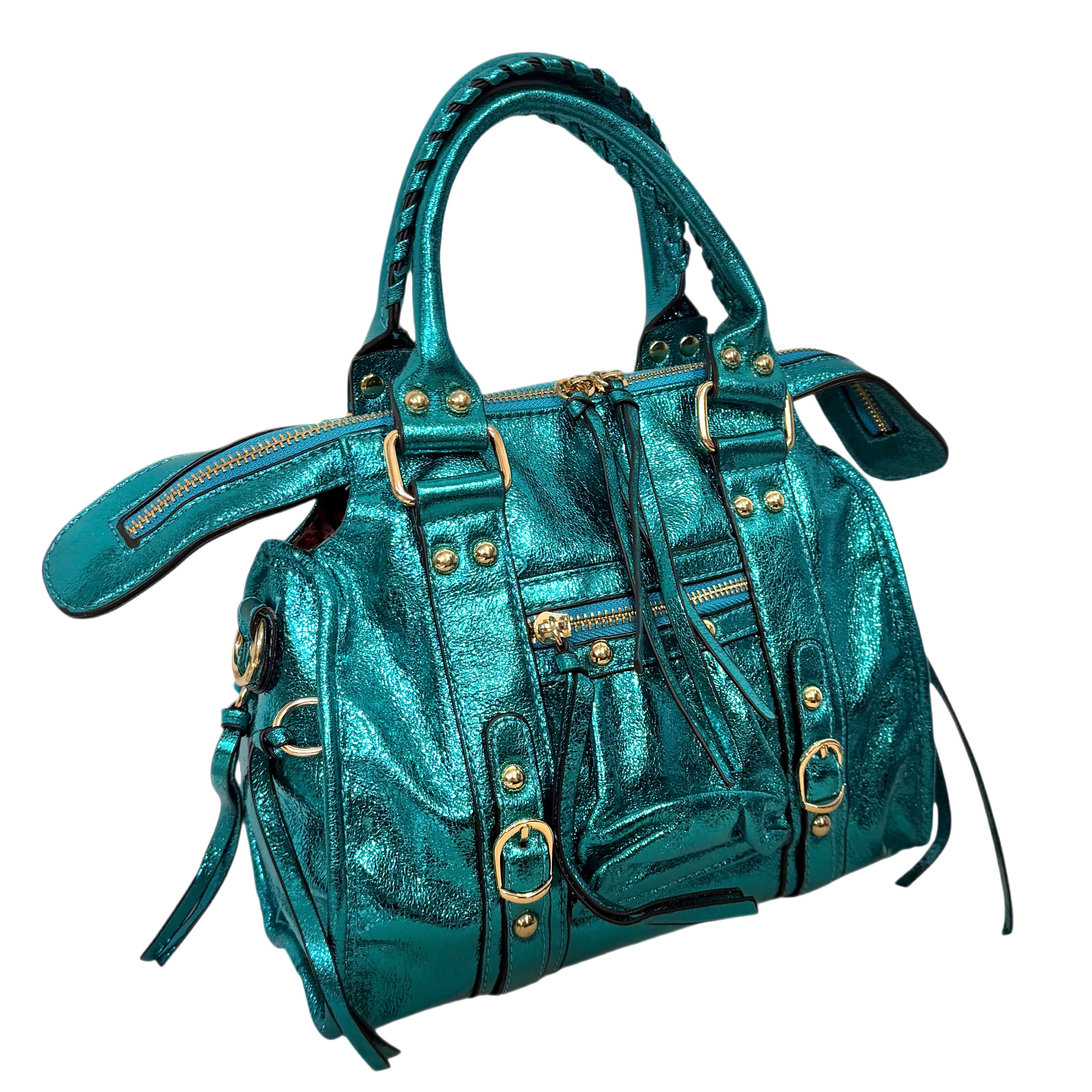 Liv Metallic Medium Tas - Turquoise