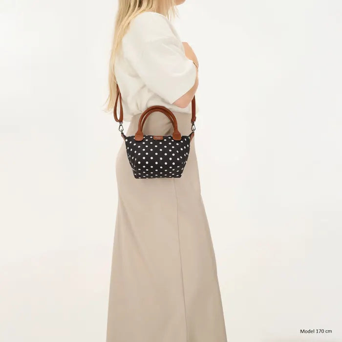 Charm London Small Tas - Polka Dot Zwart