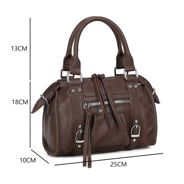 Liv Glowy Medium Tas - Koffie Bruin