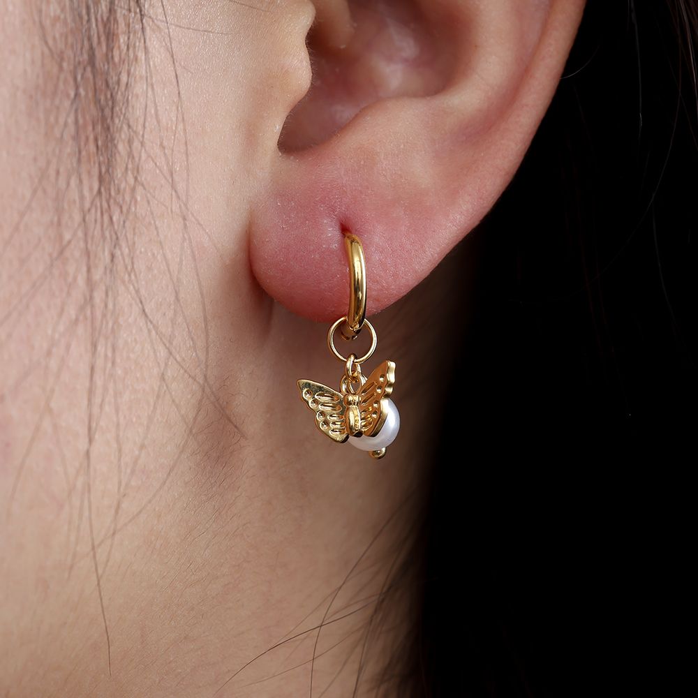 Vlinder Earrings - Silver