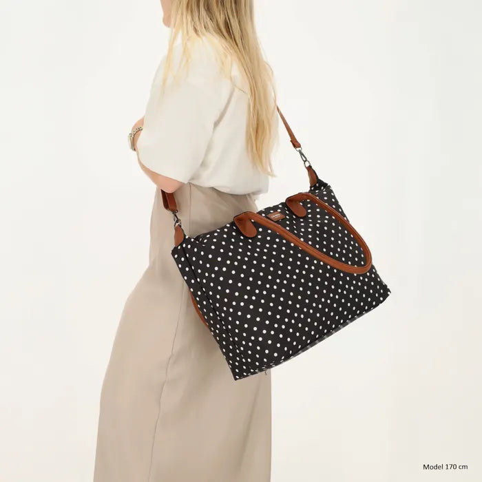 Charm London Buckingham Tas - Polka Dot Zwart