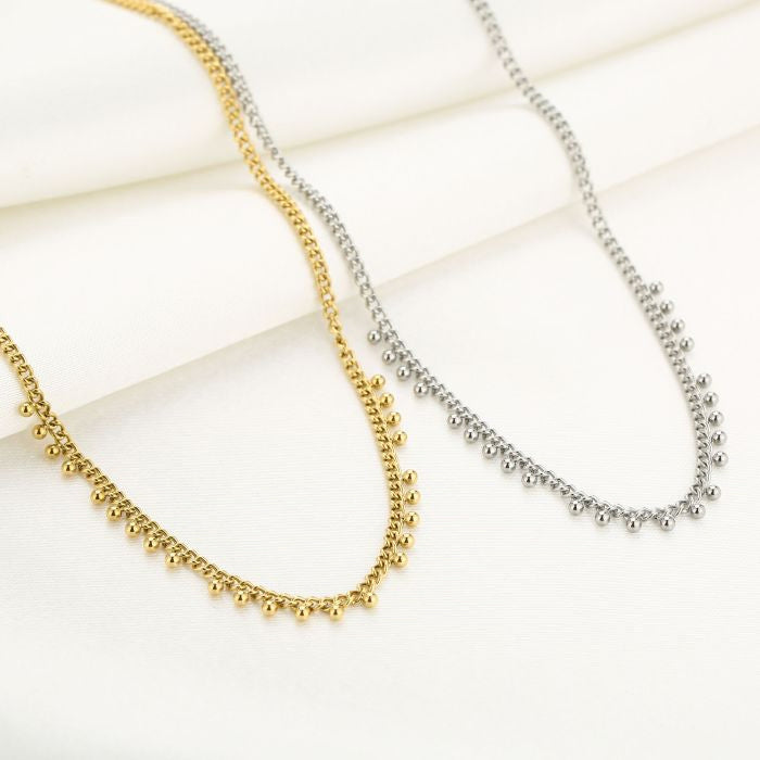 Phoebe Necklace 40 cm - Silver
