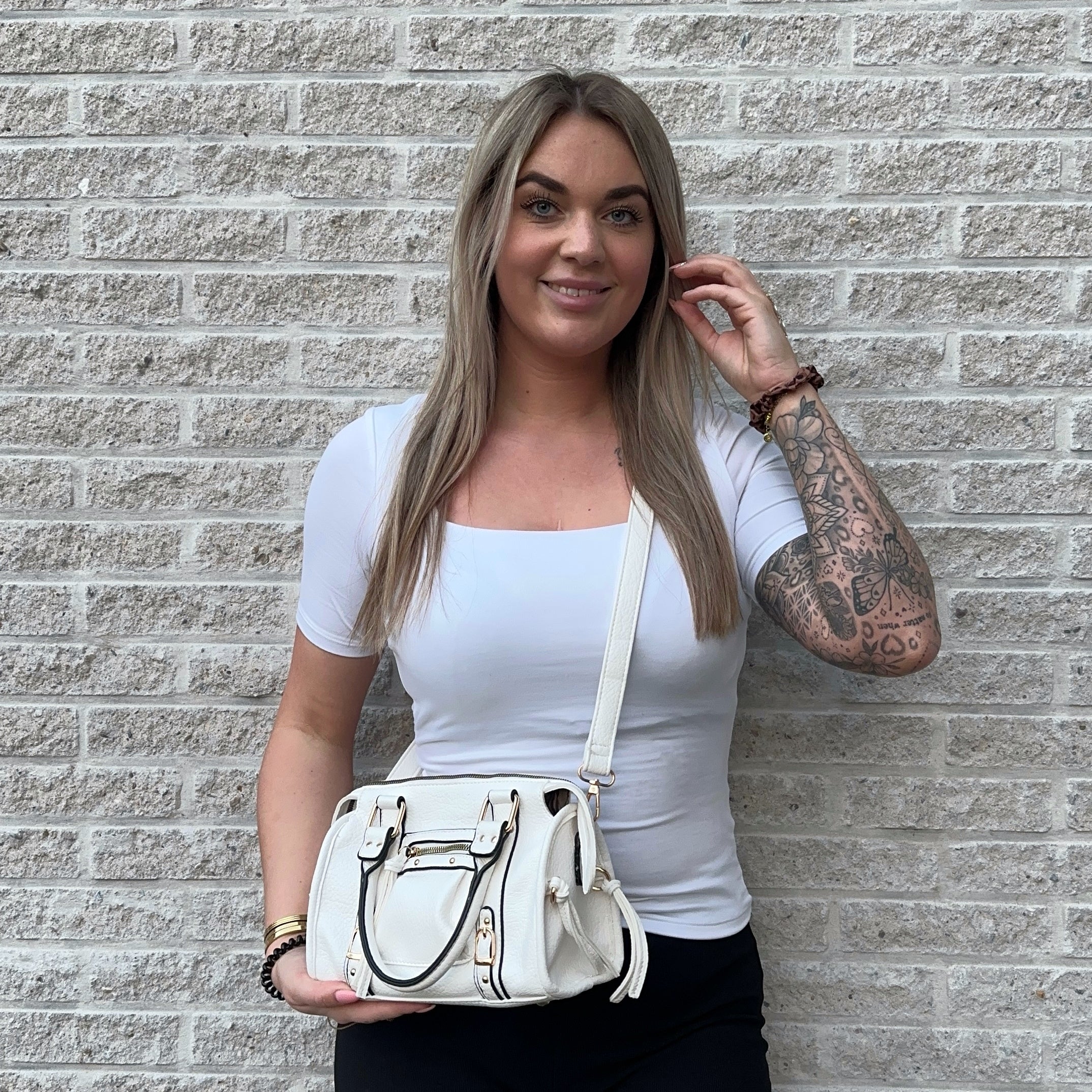 Liv Medium Tas - Wit