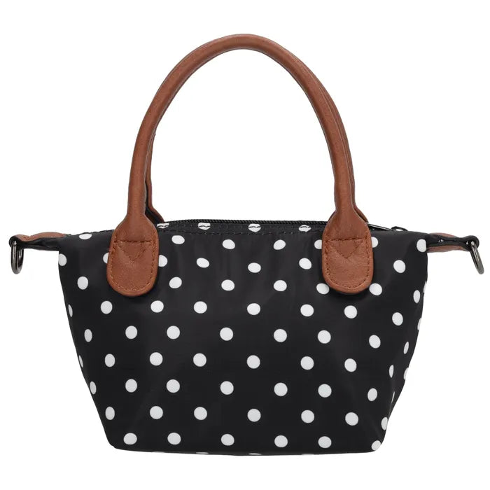 Charm London Small Tas - Polka Dot Zwart
