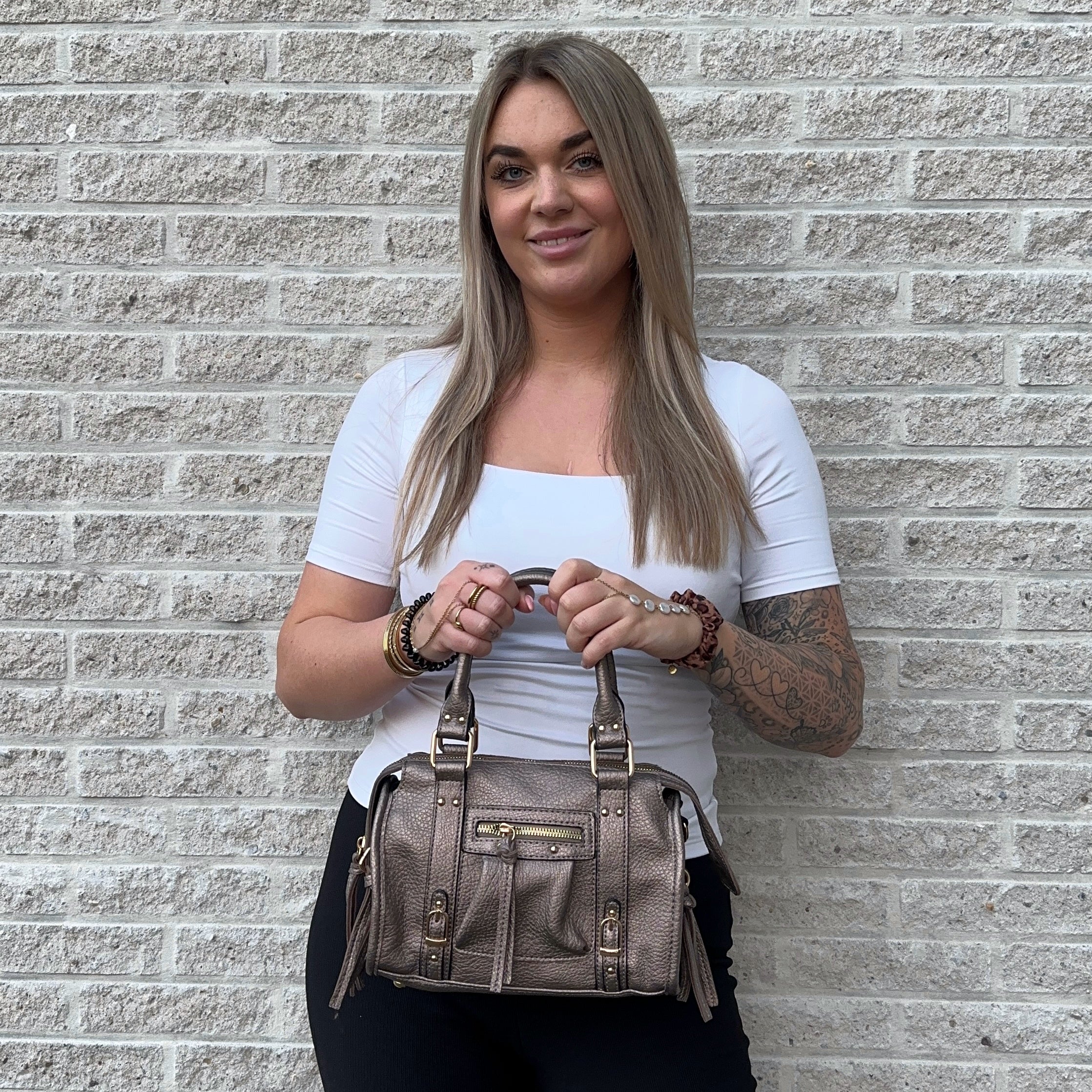 Liv Medium Tas - Donker Brons